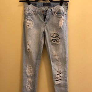 Lucky Brand Distressed Light Wash Jeans